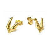 Fox Premolar Teeth Earrings