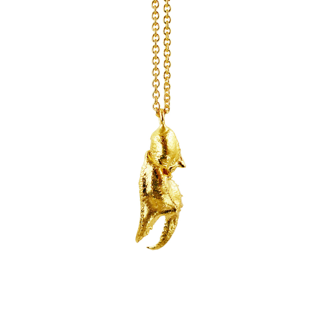 .25 ct. t.w. Diamond Crab Necklace in 18kt Gold Over Sterling | Ross-Simons